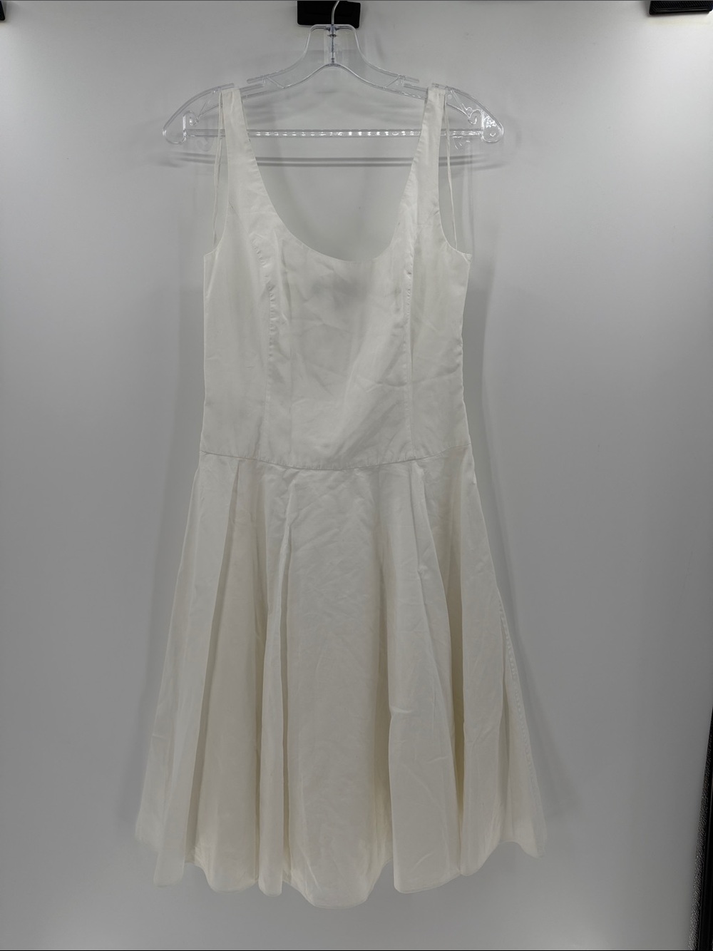 Ralph Lauren Black Label Sleeveless Fit and Flare Dress - White - 6